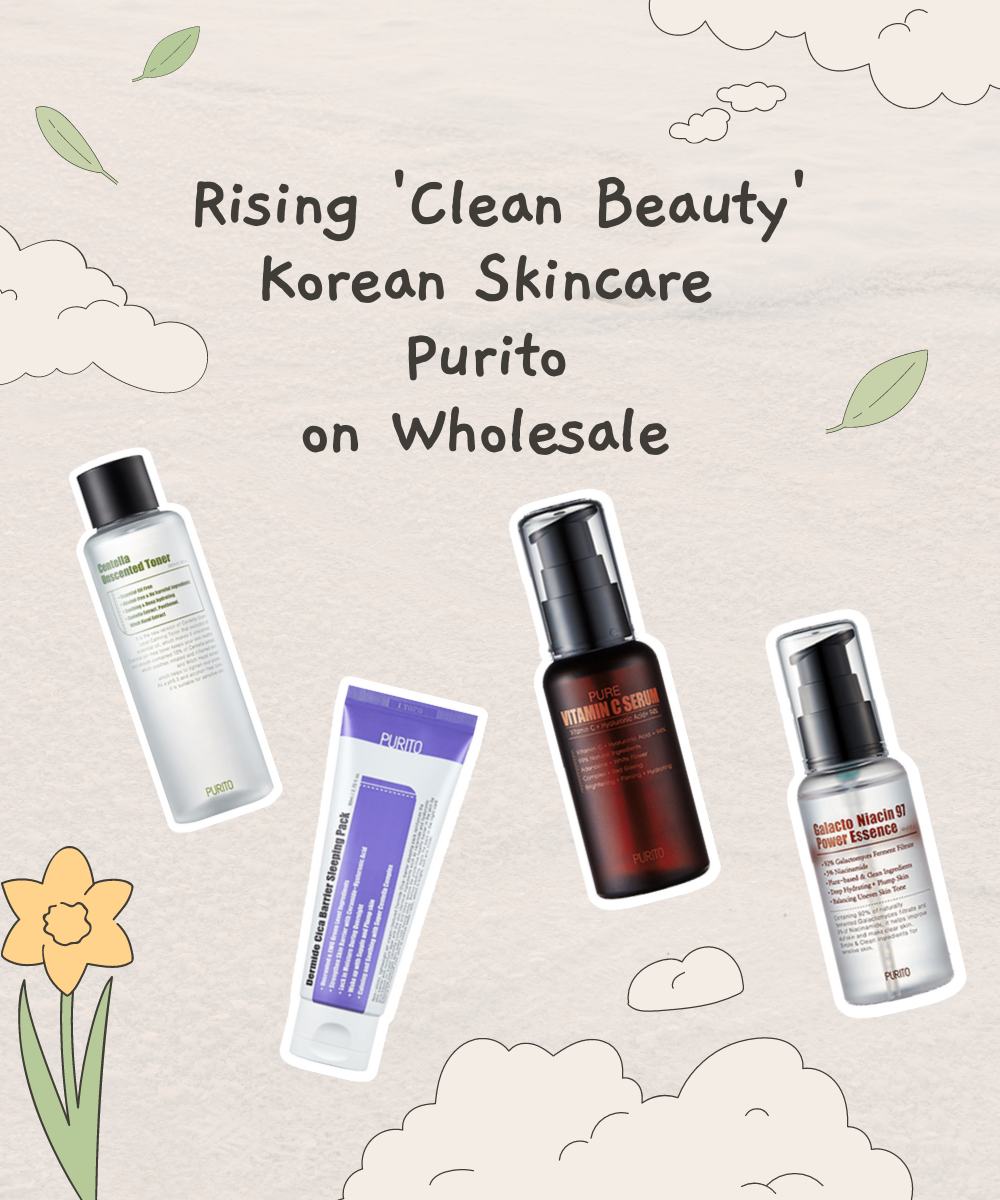 Rising ‘Clean Beauty’ Korean Skincare Purito on Wholesale