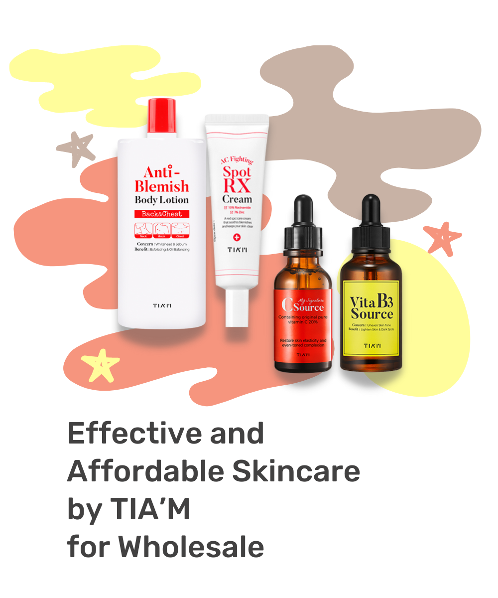 TIA’M for Wholesale, Effective and Affordable Korean Skincare