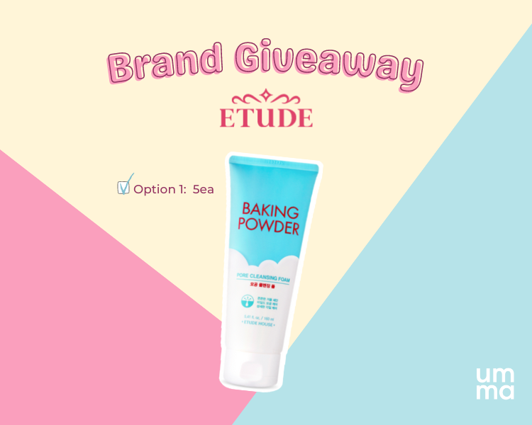 etude brand giveaway at umma.